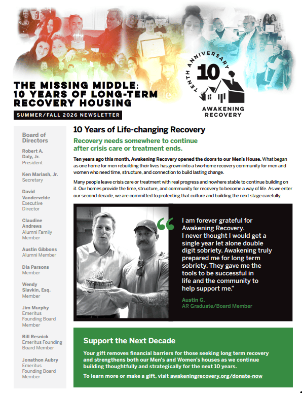 Awakening Summer 2026 Newsletter